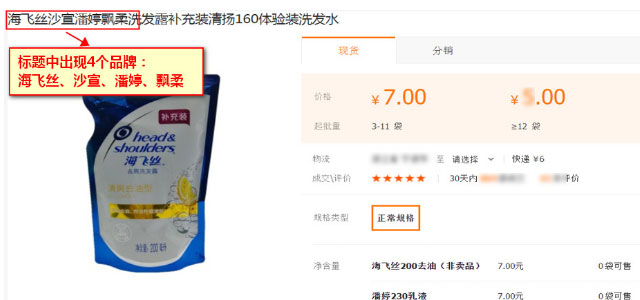 濫用商標關鍵詞